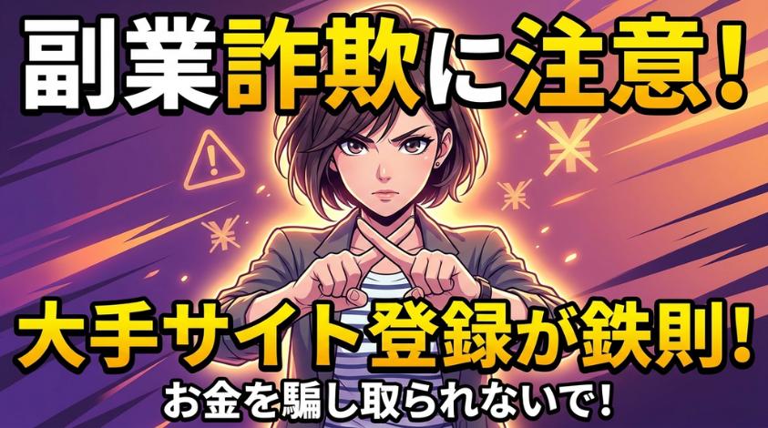 大手サイトに登録して悪質業者を回避