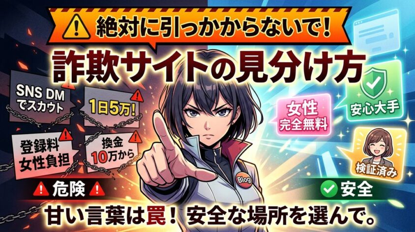 メルレ詐欺サイトの見分け方