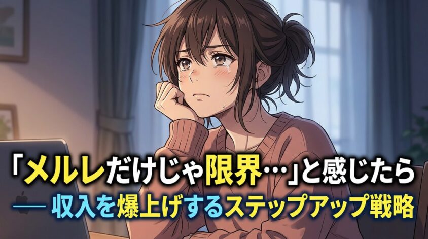 メルレで収入を上げるためのステップアップ