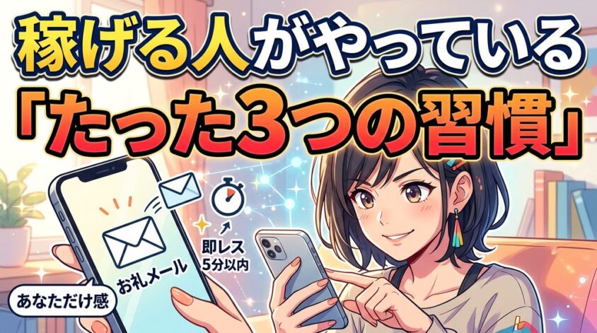 メルレで稼げる3つのコツ