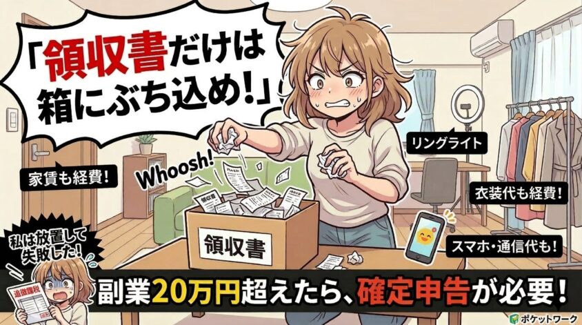 20万を超えると確定申告が必要になる