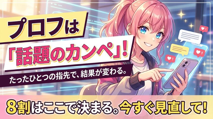 プロフをしっかりと書く