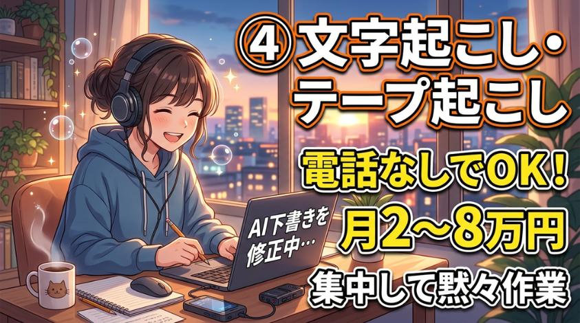 文字起こしはAIを使うとスムーズ