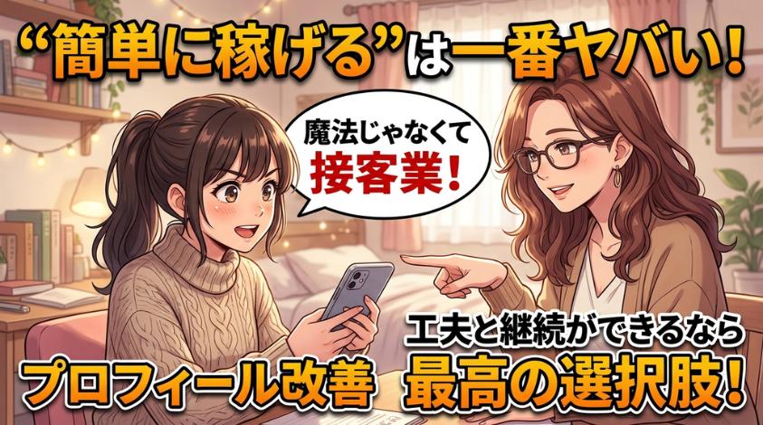 向いていない人は工夫と継続ができな