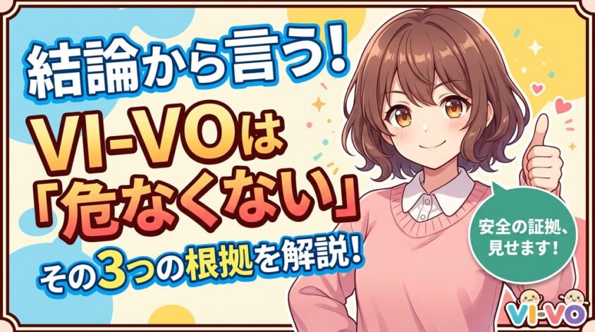 VI-VO（ビーボ）は危なくない3つの根拠