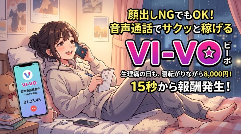 ビーボはメールだけでなく音声通話も使える