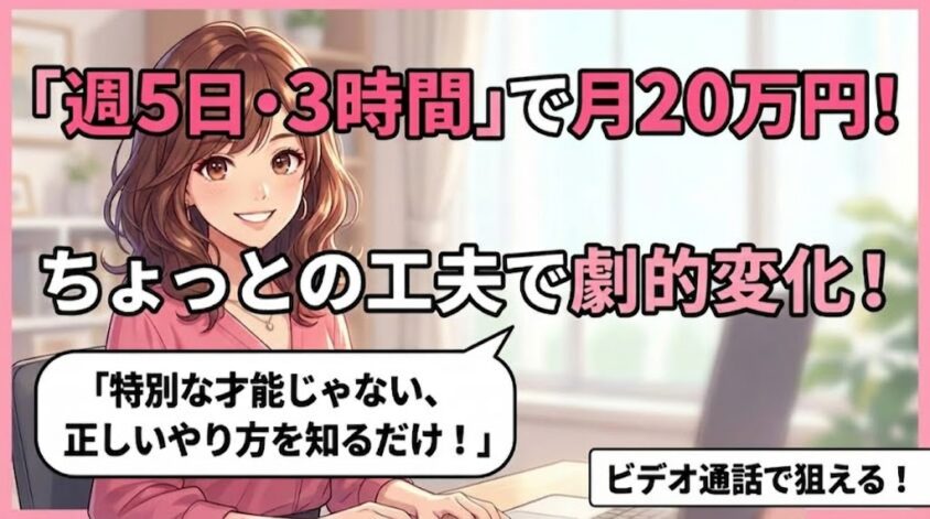 週5日働くなら月10万円から
