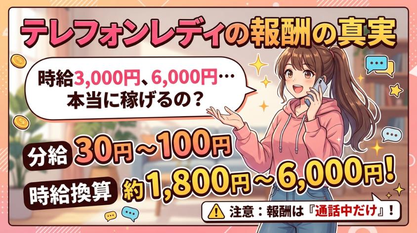 テレフォンレディ報酬発生の仕組み