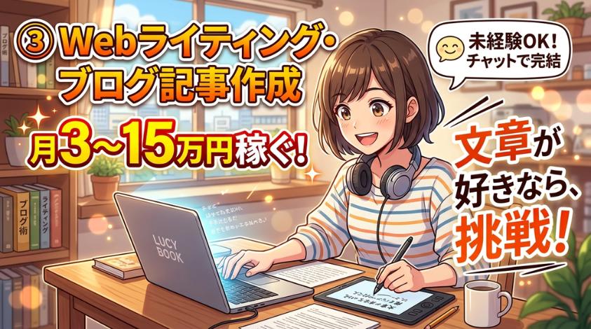 webライターは文章が好きならあり