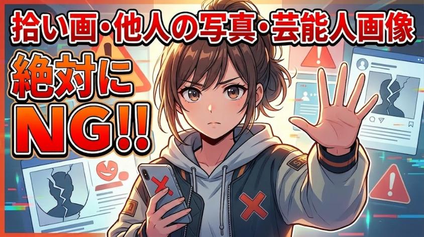 ネットで拾った画像は絶対に使わない