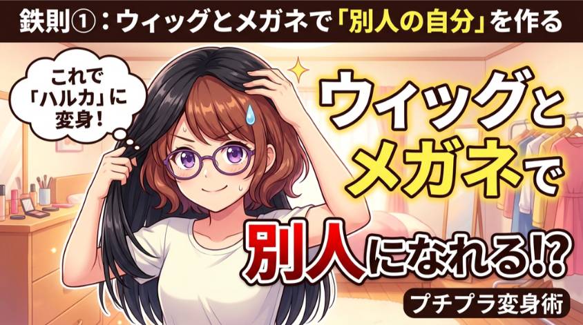 変装して別人になる