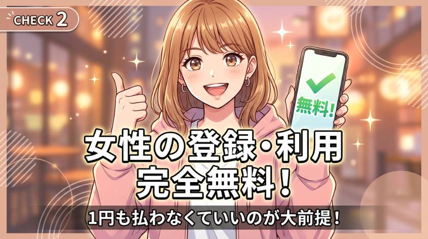 女性の登録にお金を請求するのは詐欺サイト