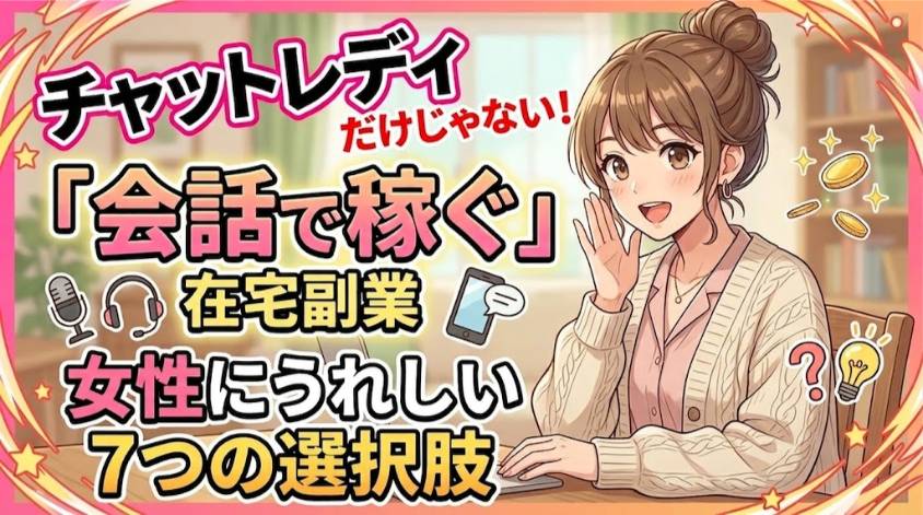 会話で稼ぐ在宅副業