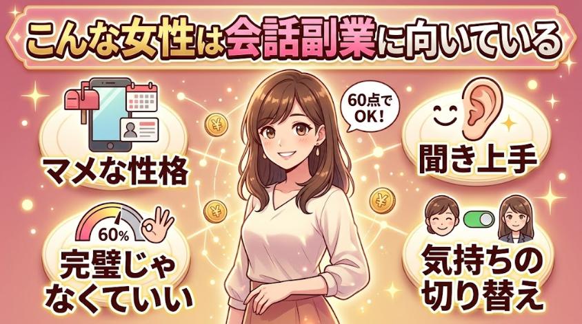 聞き上手な人は向いている